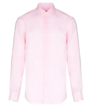 Antonio Linen Shirt in Pink