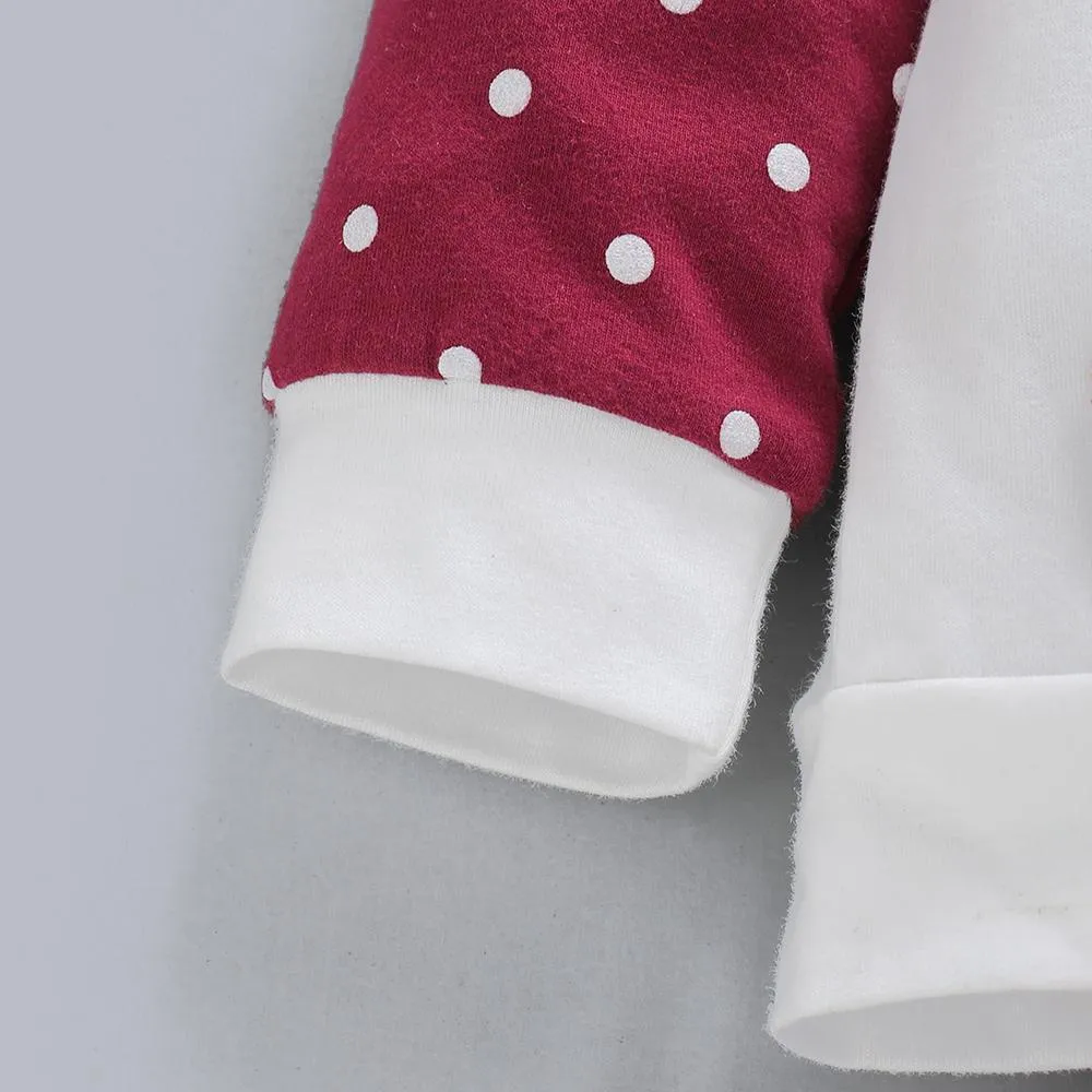 Baby Unisex Polka Dot Long Sleeve Top & Pants Baby Clothes Wholesale Supplier