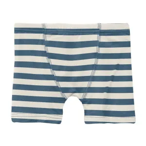 Bamboo Boxer Brief - Nautical Stripe