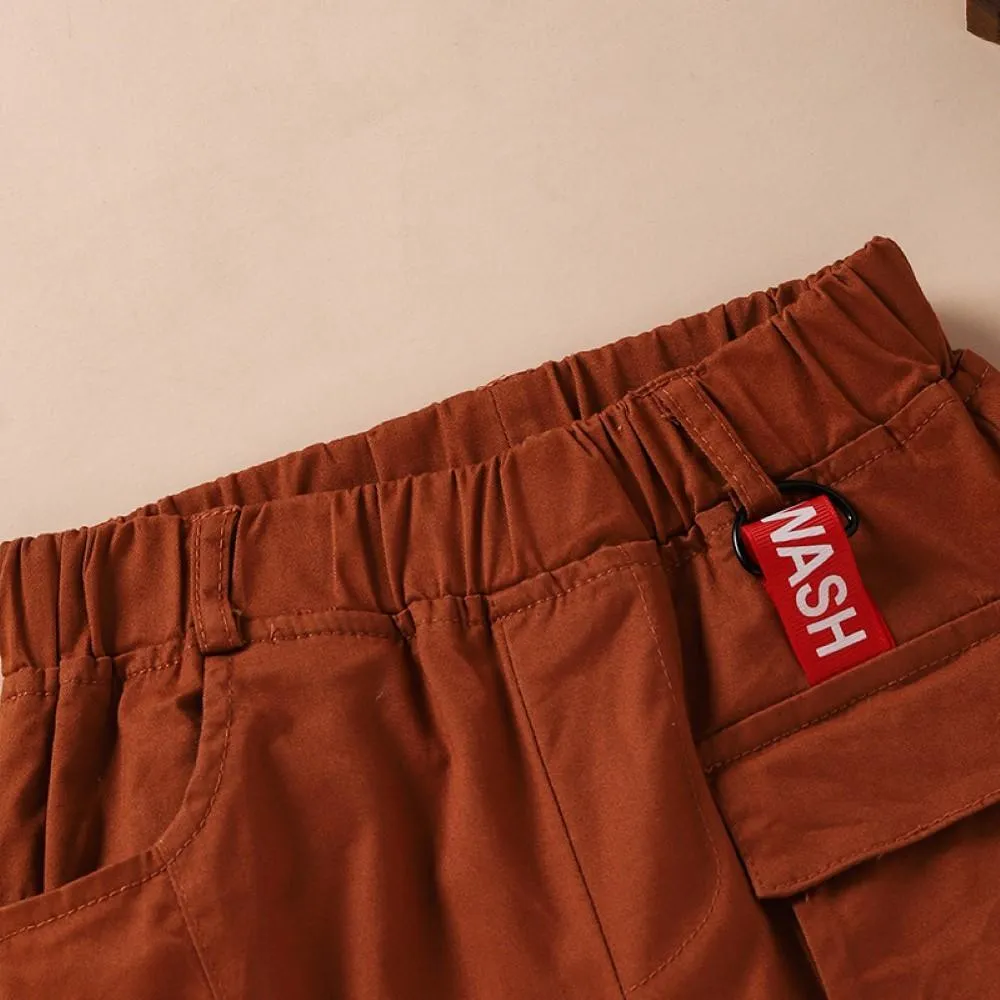 Boys Pocket Letter Tape Causal Pants Wholesale Boy Clothing
