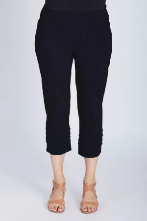 Button 3/4 Length Bengaline Pant - Navy 24493-SC