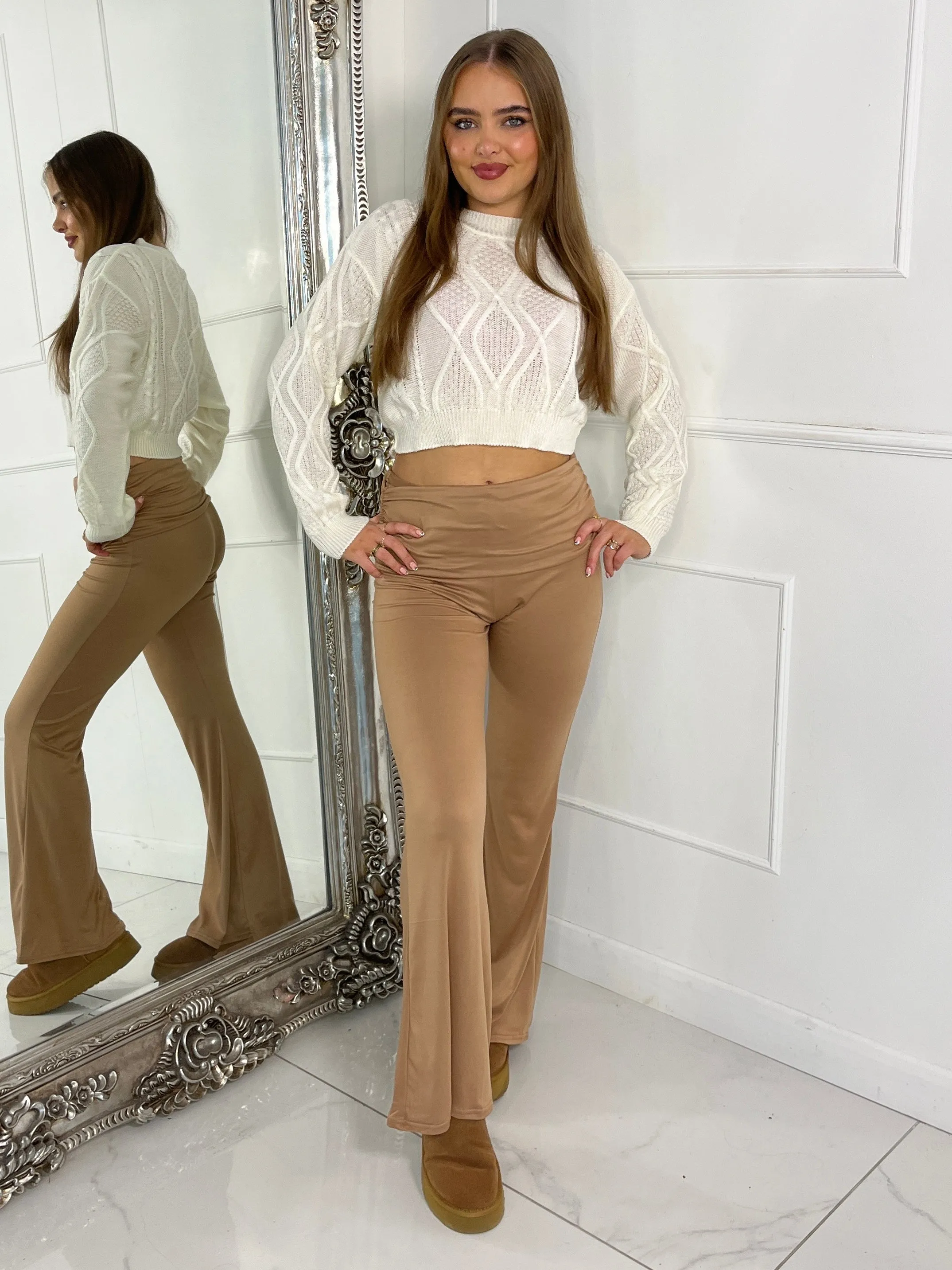 Cable Knit  Jumper - Cream
