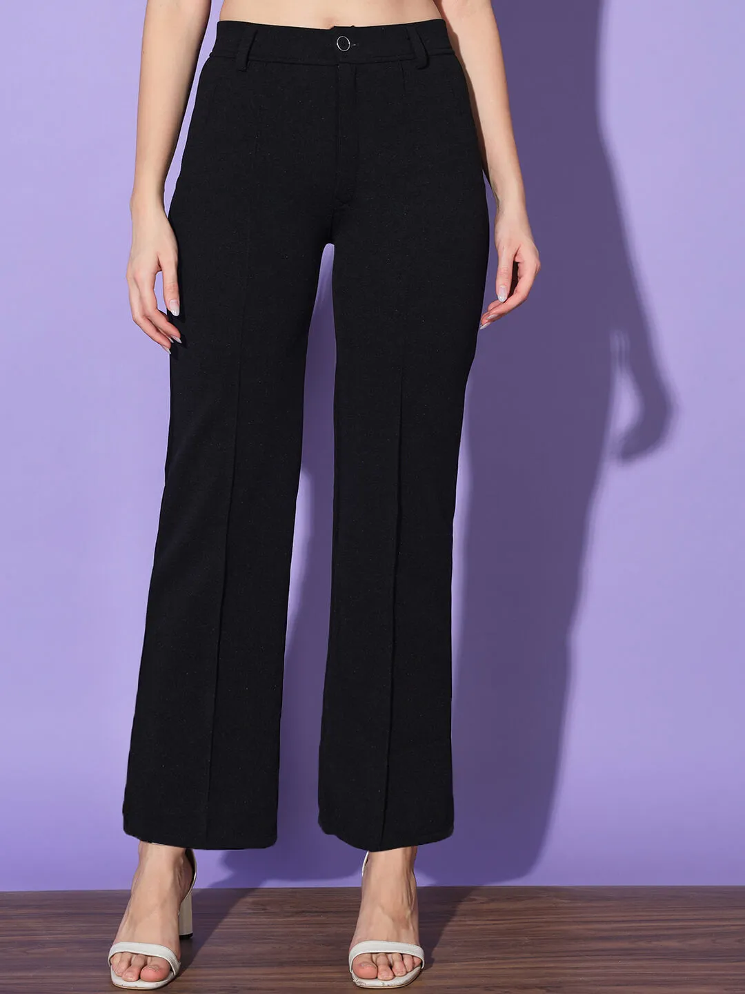 Carrera Full Length Women Formal Trousers and Pants-3299
