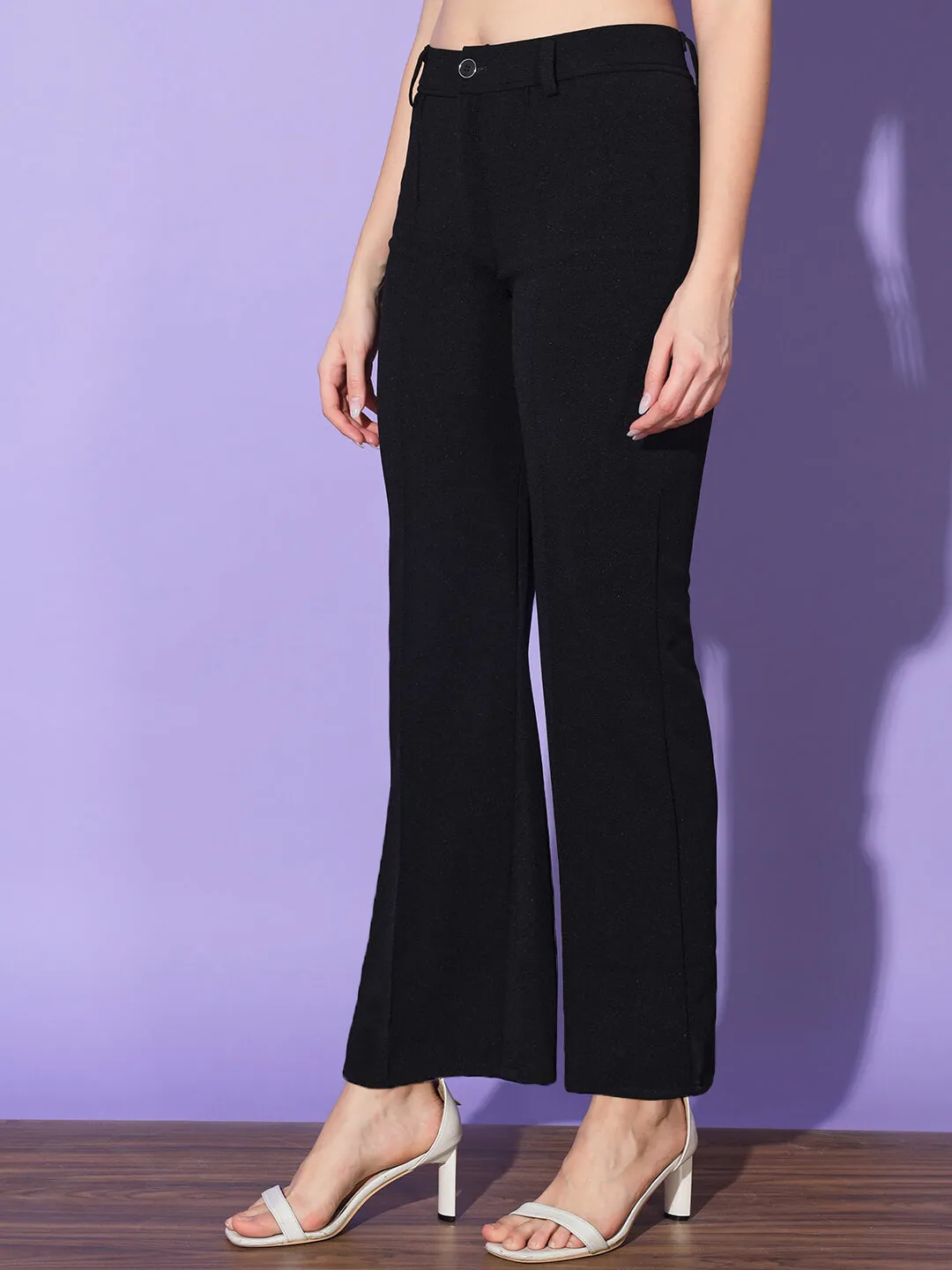 Carrera Full Length Women Formal Trousers and Pants-3299