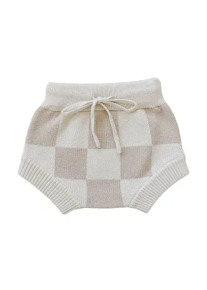 Checkered Knit Bloomers