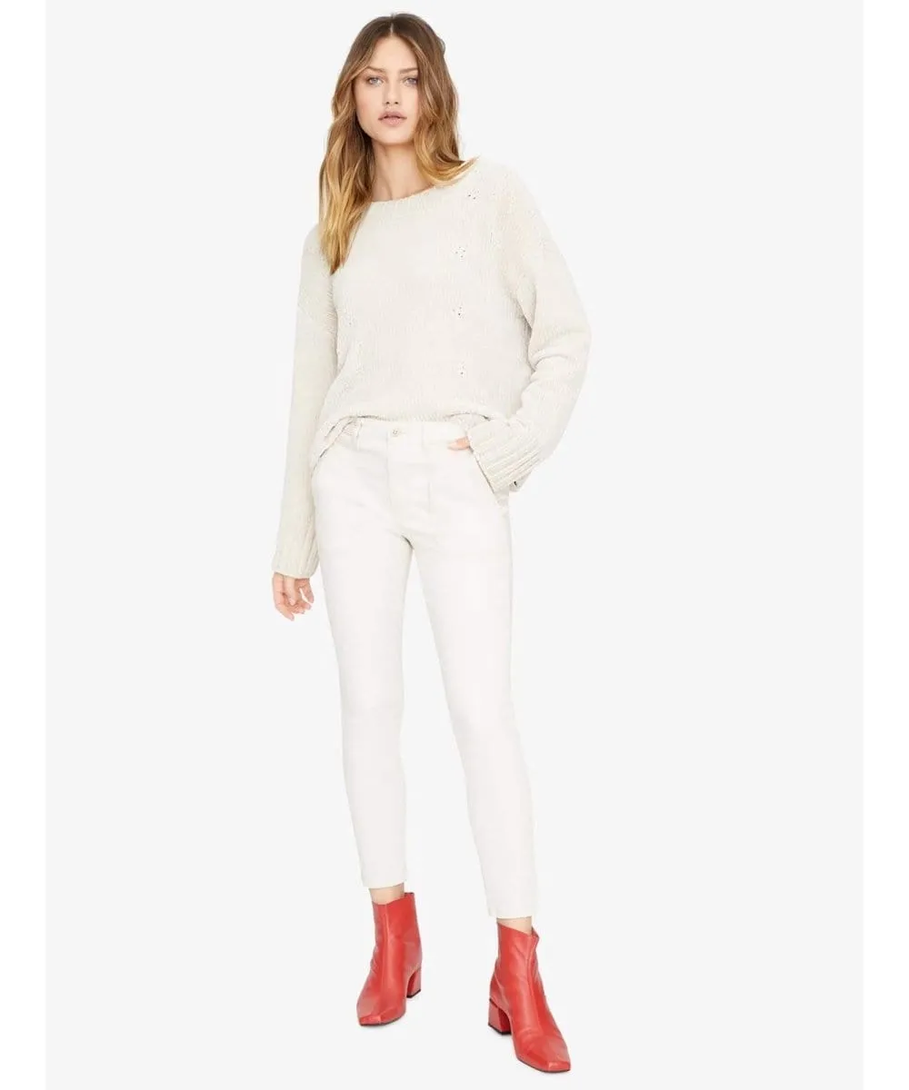 Chenille Cable Sweater Moonstone