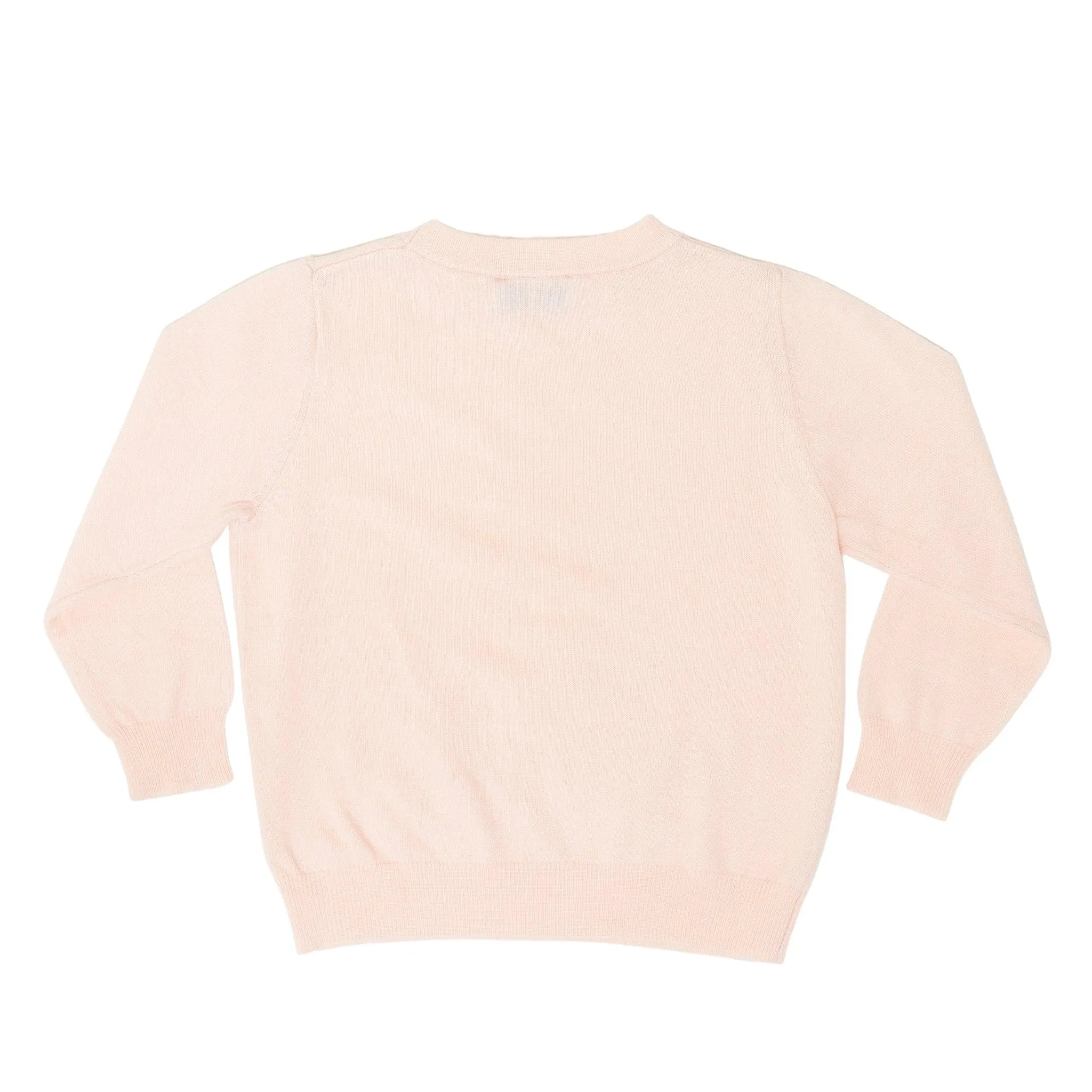 Christopher Crewneck Sweater in Pink Sand