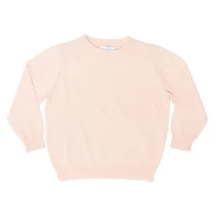 Christopher Crewneck Sweater in Pink Sand