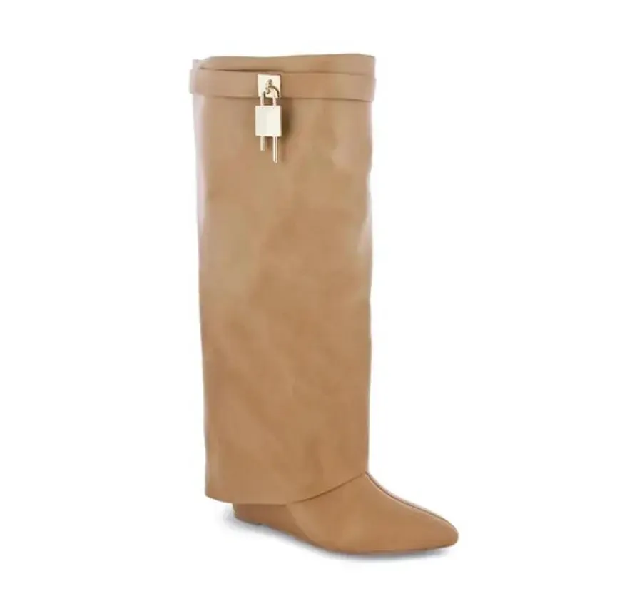 City on Lock High Wedge Boot