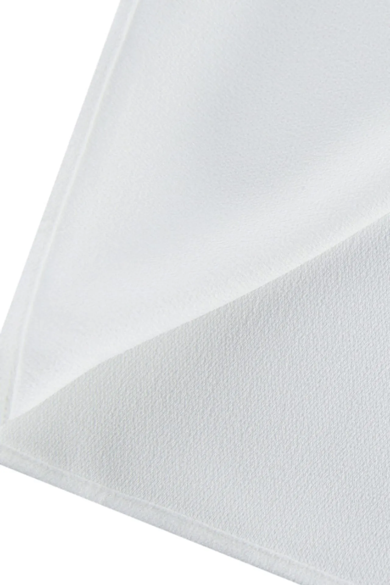 Crepe Stand Collar Blouse With Detachable Tie