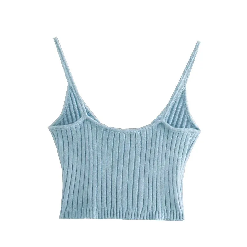 CROPPED KNIT TOP