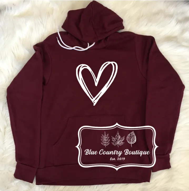 Cute Heart Hoodie