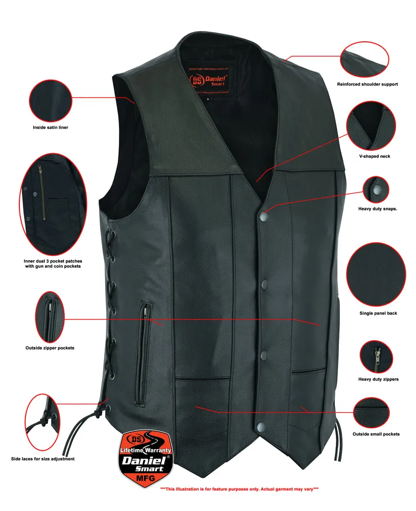 Daniel Smart Men's Ten Pocket Utility Vest