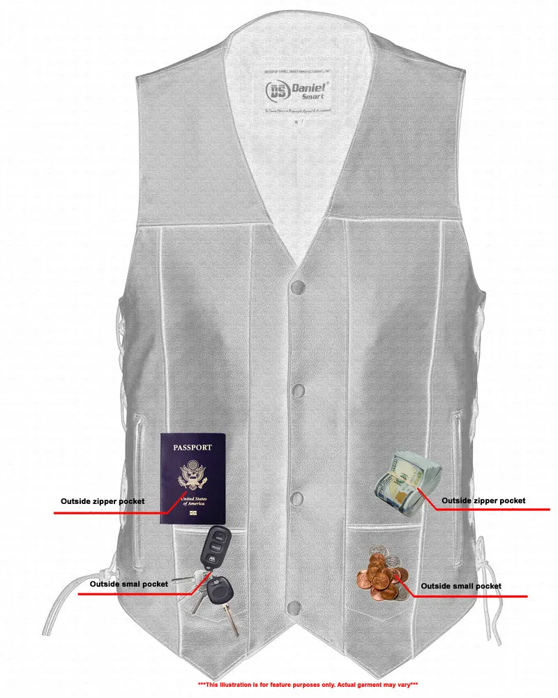 Daniel Smart Men's Ten Pocket Utility Vest