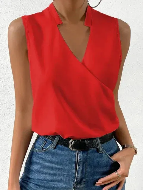 Elliot™ Elegant Sleeveless Blouse