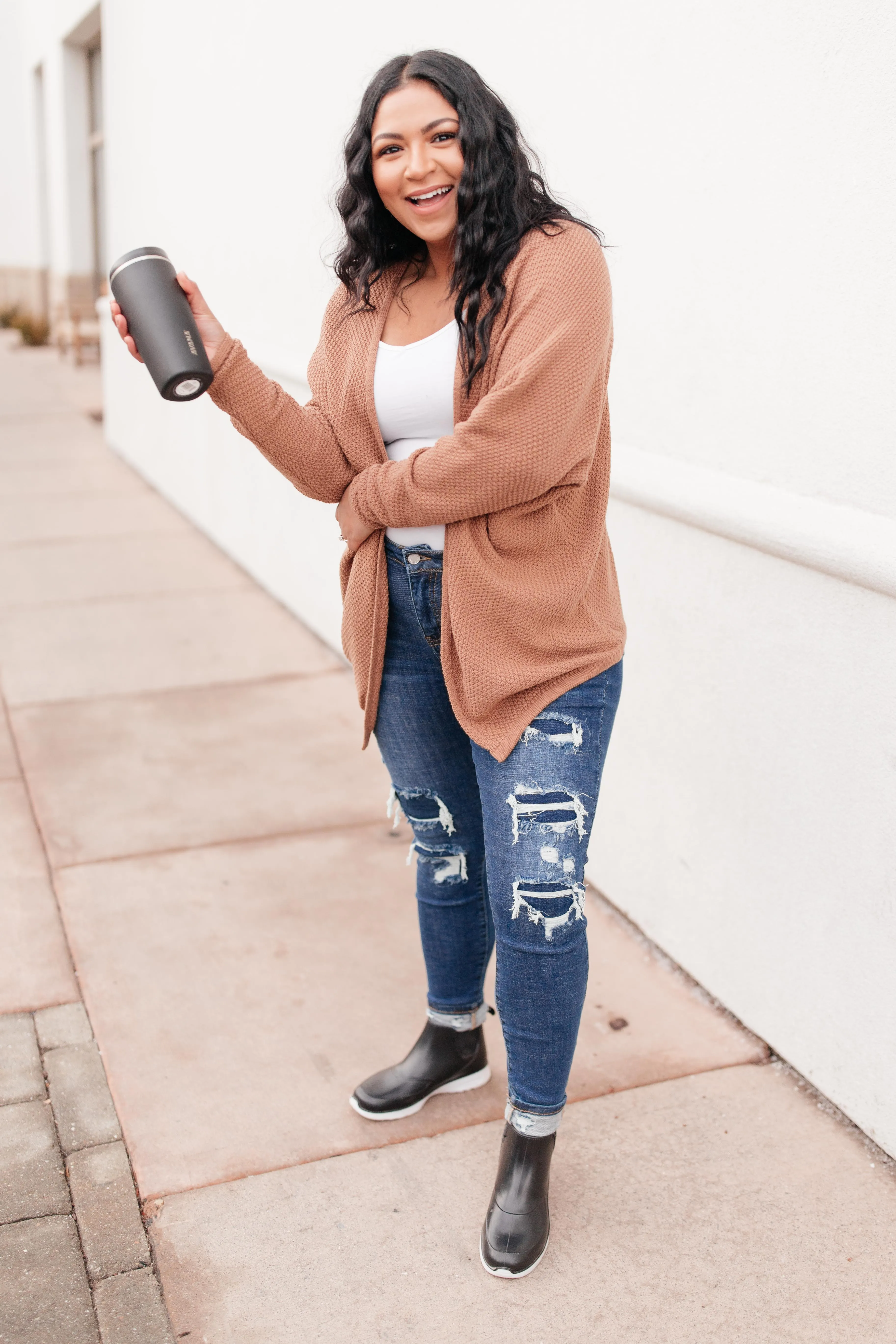 Ellison Cardigan in Mocha