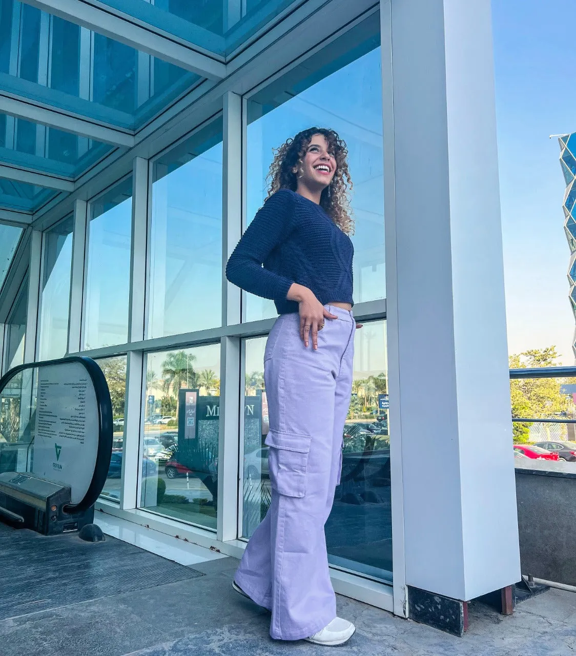 Essential Cargo Pants Lilac
