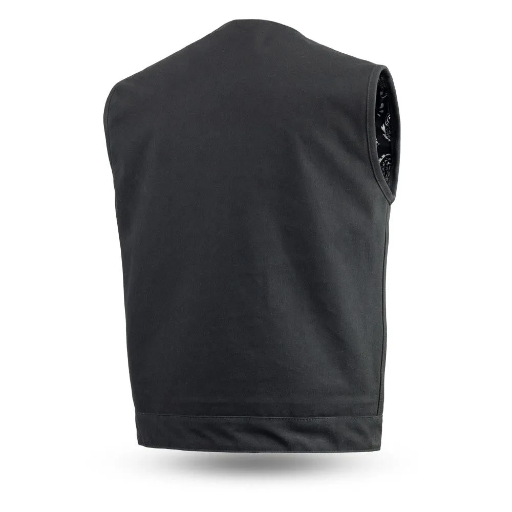 Fairfax V2 - Men's Motorcycle Canvas Vest