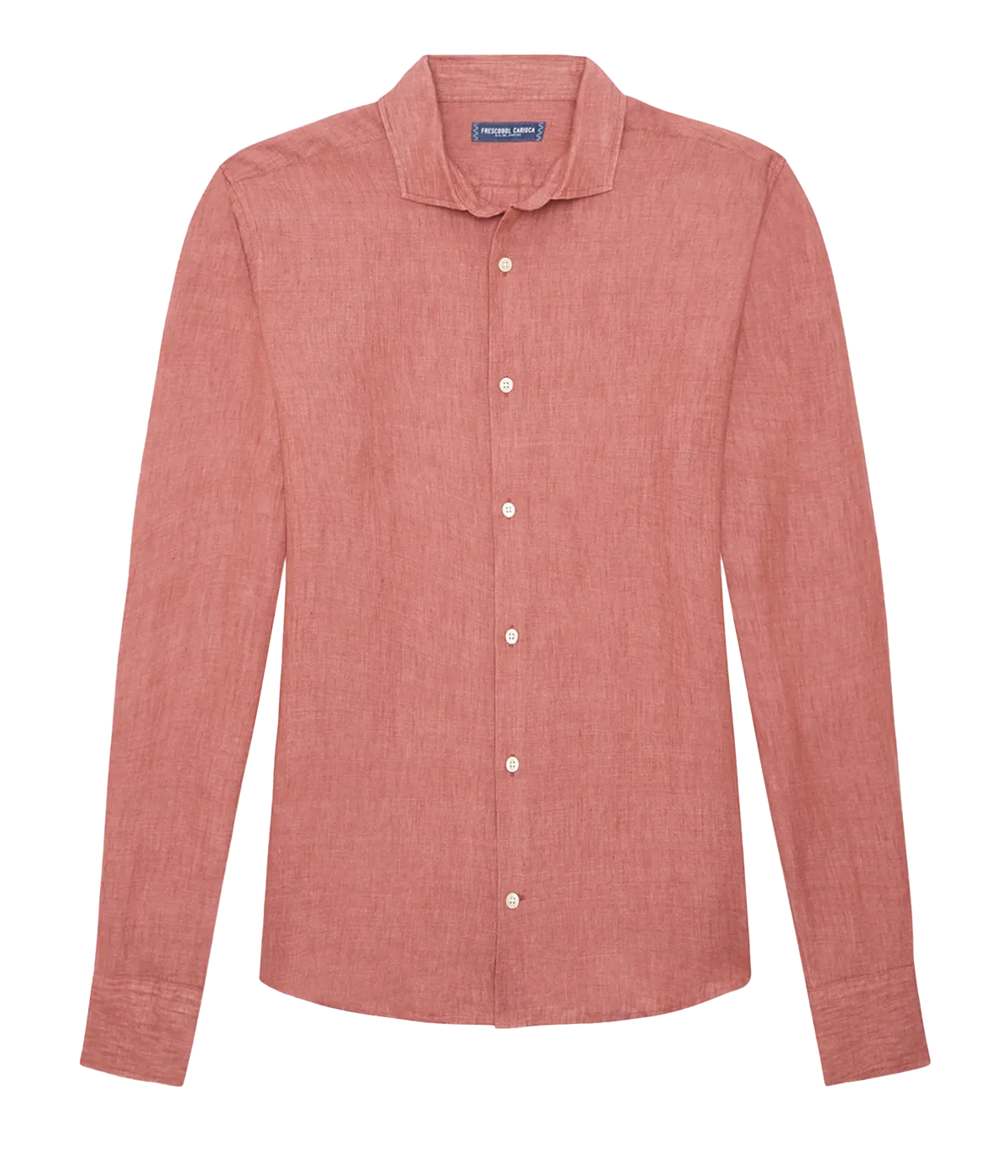 *FINAL SALE* Antonio Linen Long Sleeve Shirt in Mauve