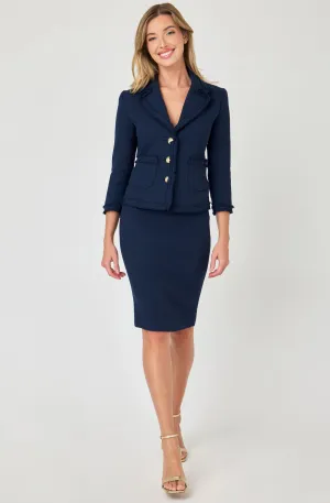 Fitted Boucl Pencil Skirt