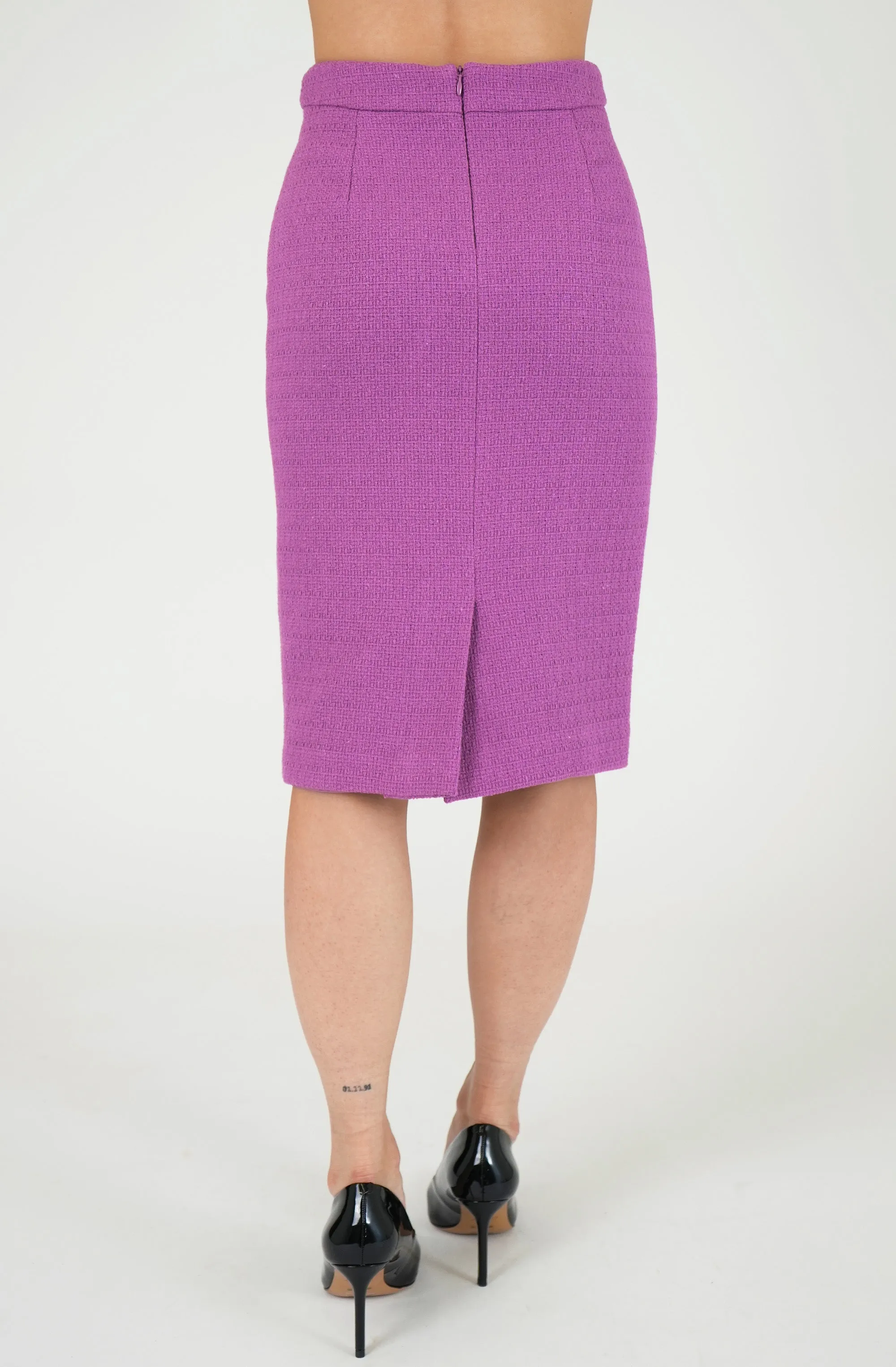 Fitted Boucl Pencil Skirt
