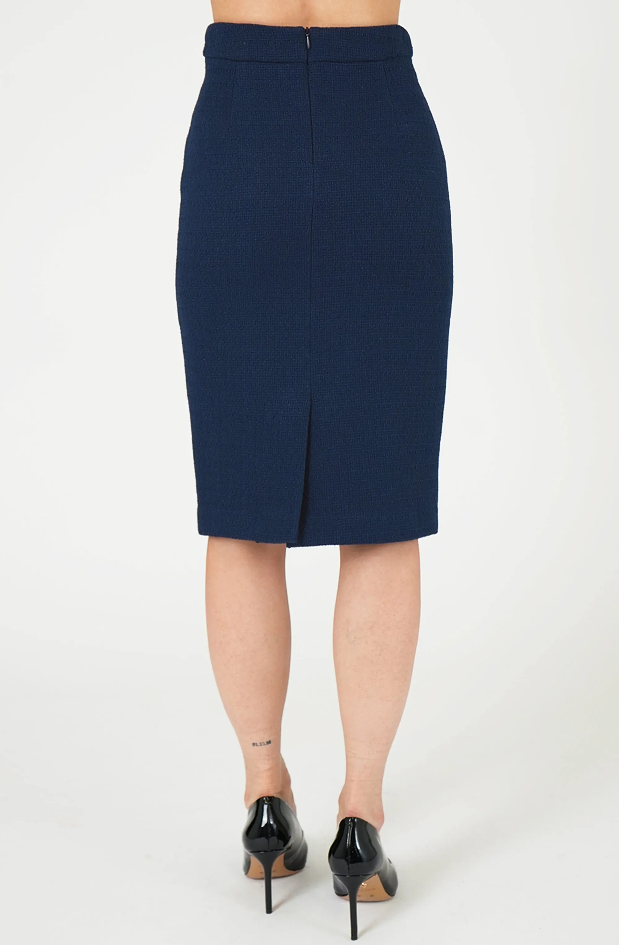 Fitted Boucl Pencil Skirt