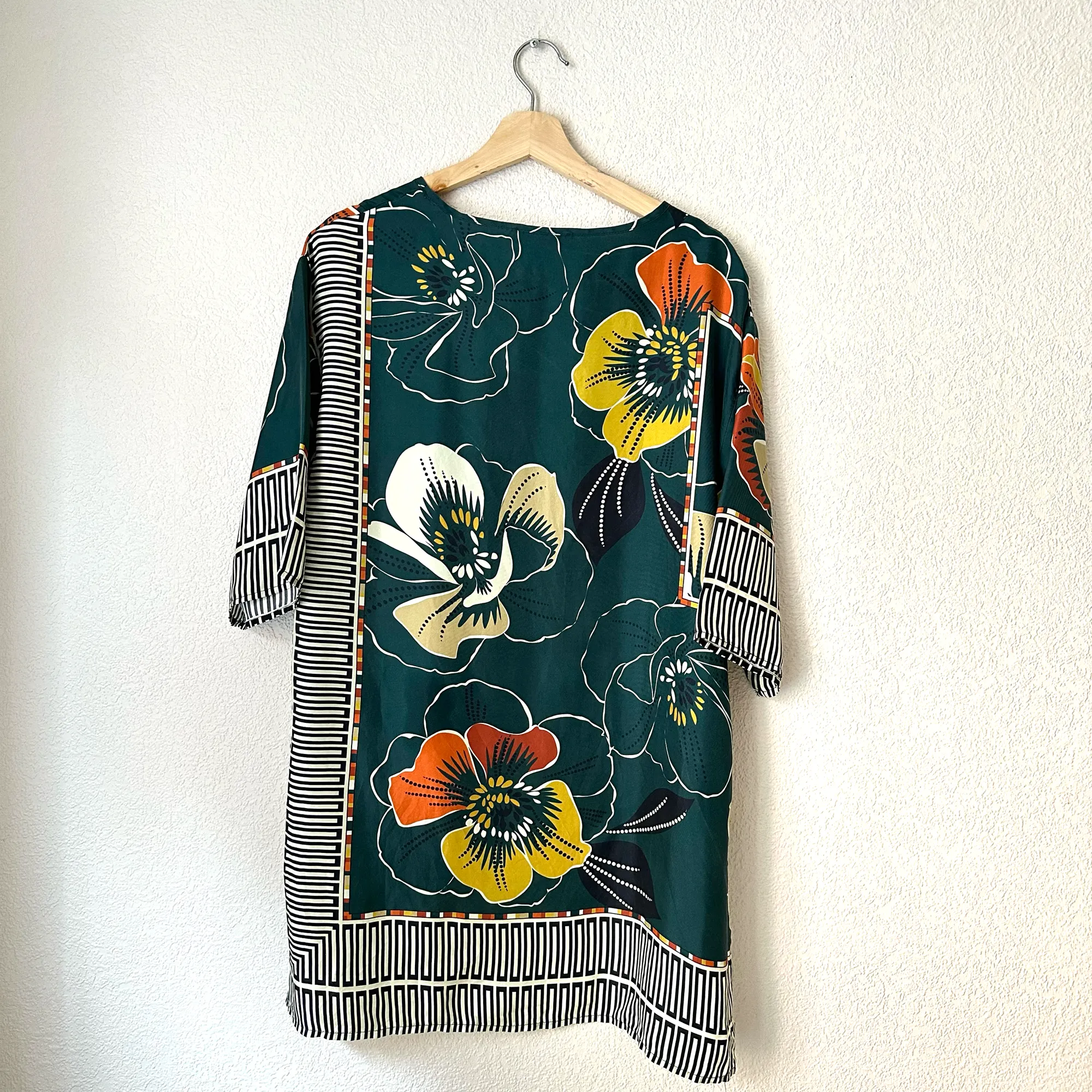 Floral Silk Top - Size S