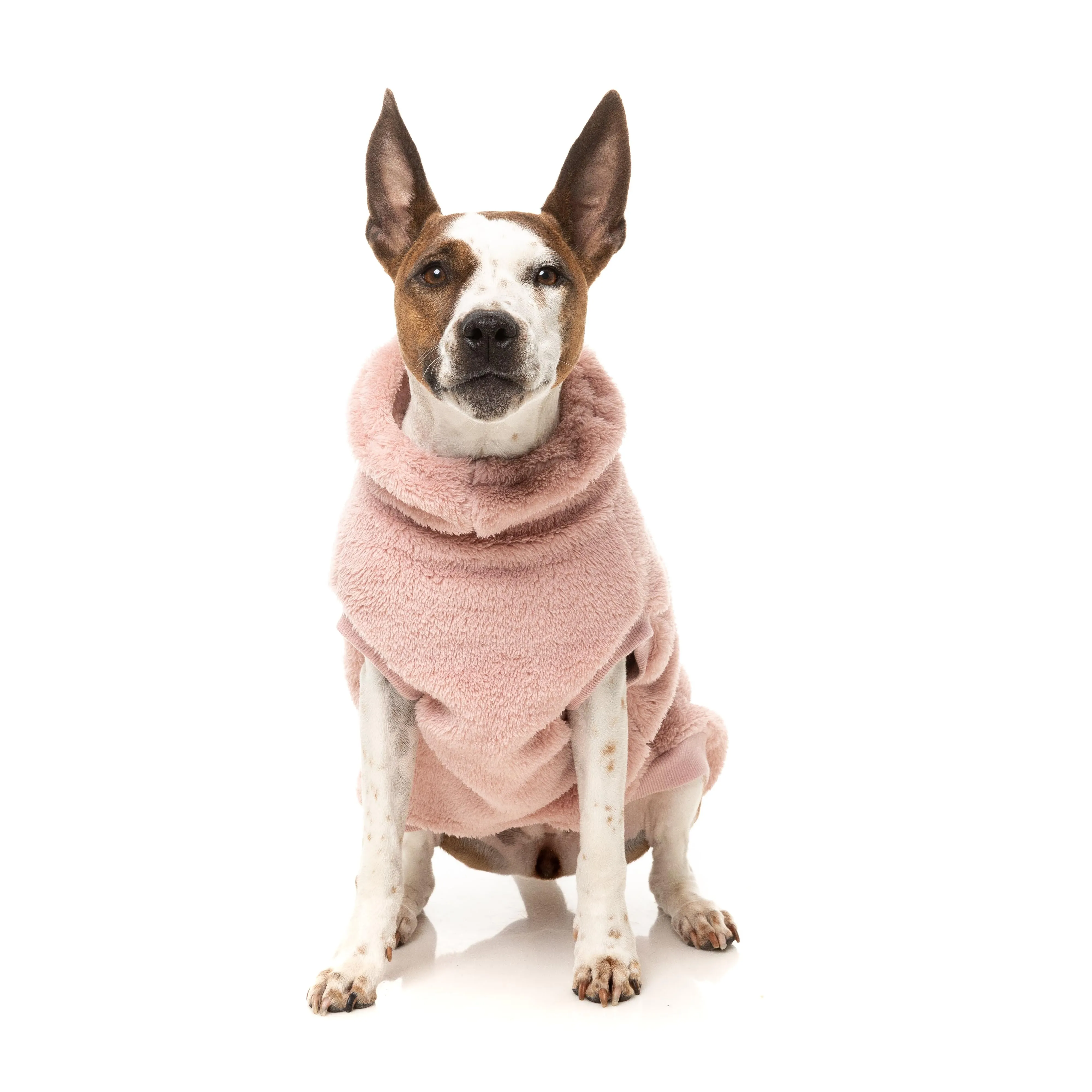 FuzzYard Dog Apparel Turtle Teddy 25 Sweater Blossom Pink Size 3