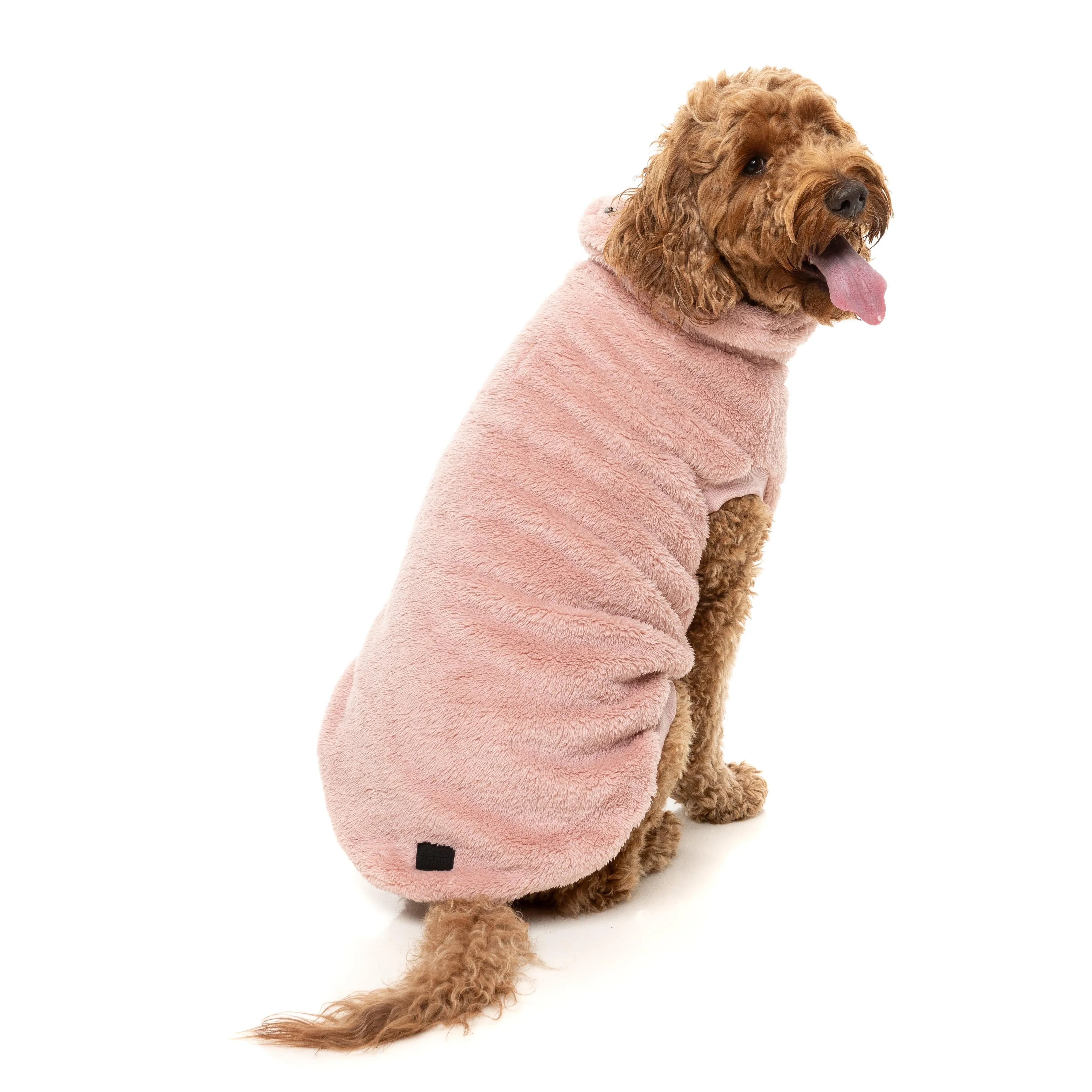FuzzYard Dog Apparel Turtle Teddy 25 Sweater Blossom Pink Size 3