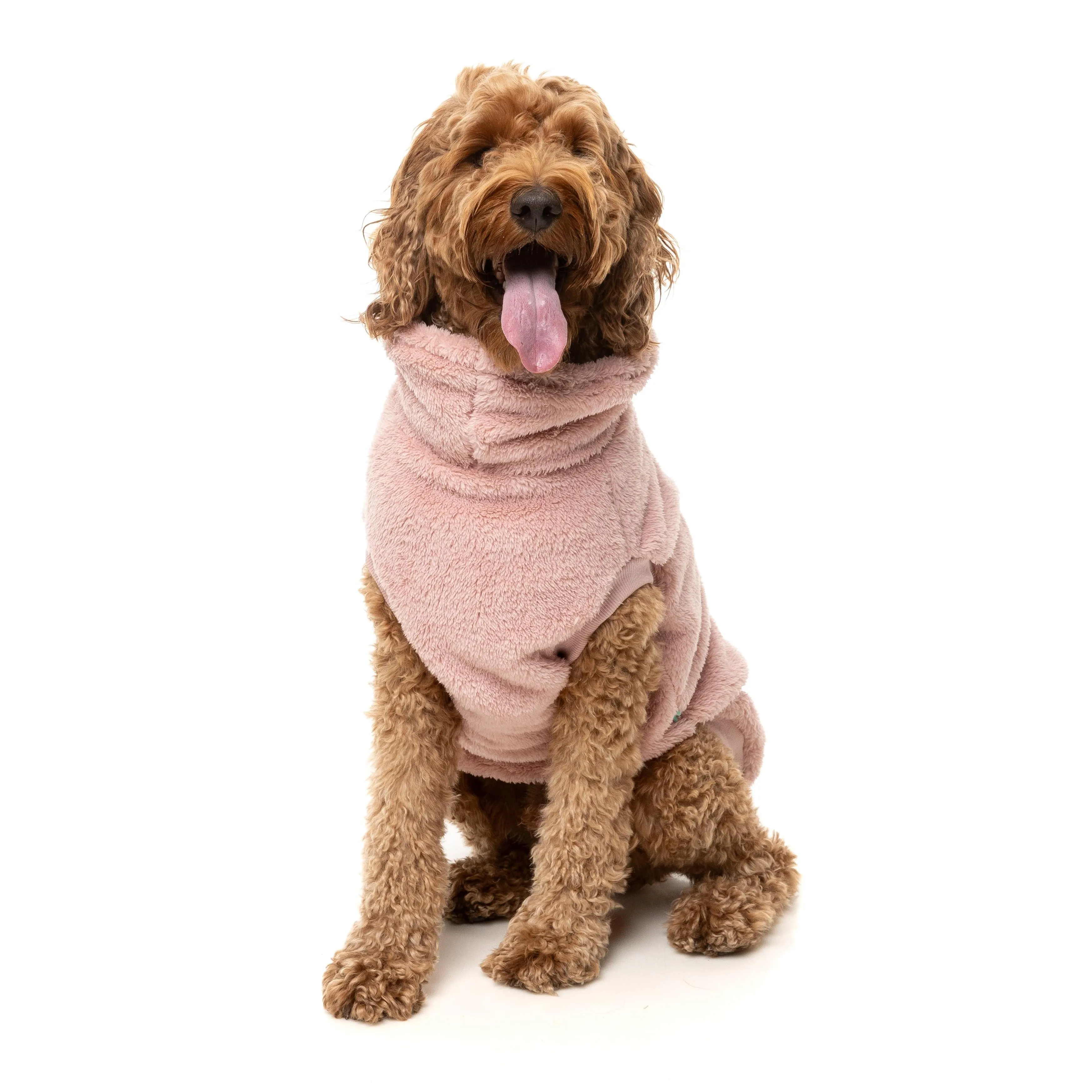 FuzzYard Dog Apparel Turtle Teddy 25 Sweater Blossom Pink Size 3