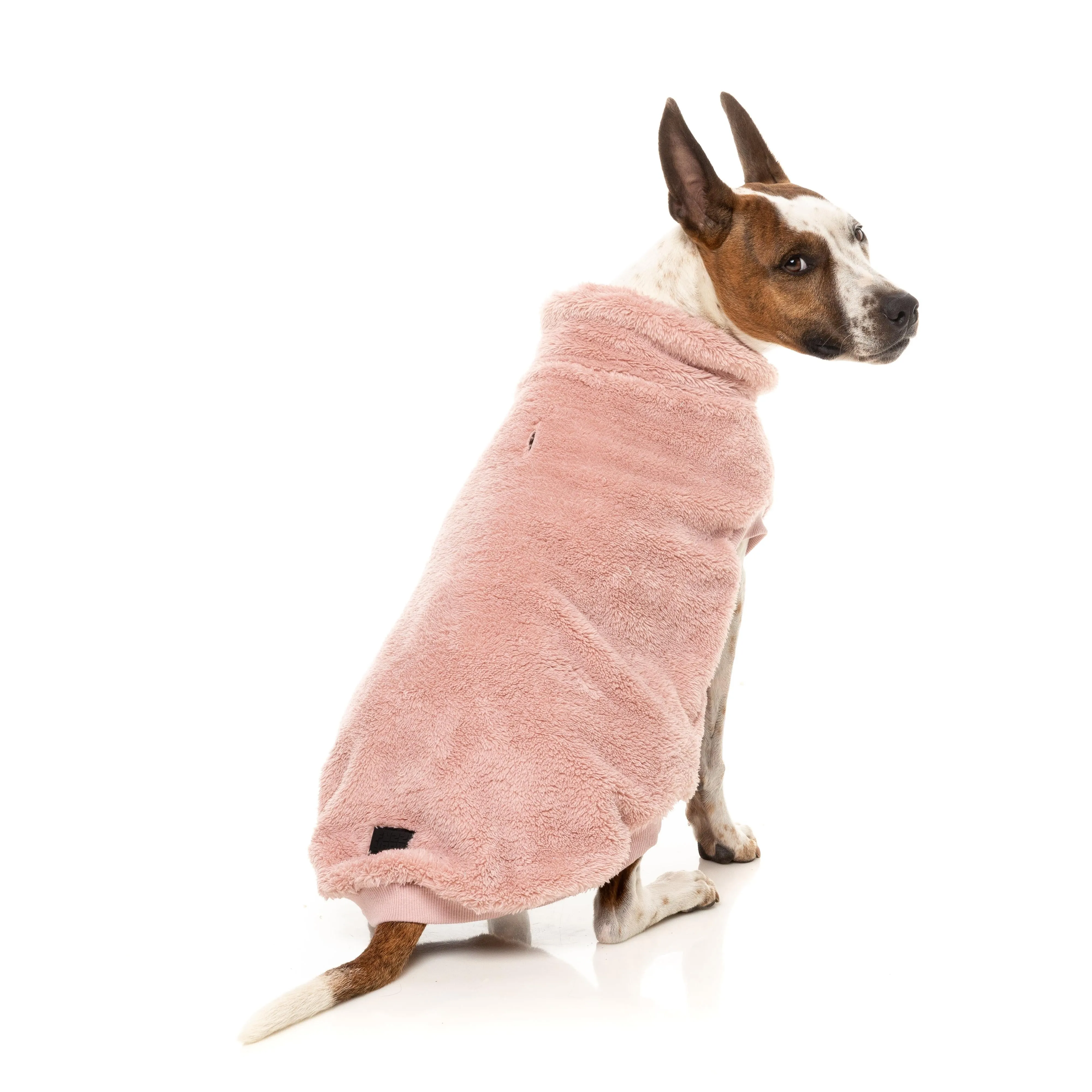 FuzzYard Dog Apparel Turtle Teddy 25 Sweater Blossom Pink Size 3