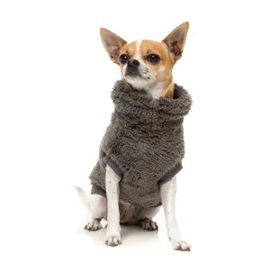 FuzzYard Dog Apparel Turtle Teddy 25 Sweater Gunmetal Grey Size 1 ^ ^