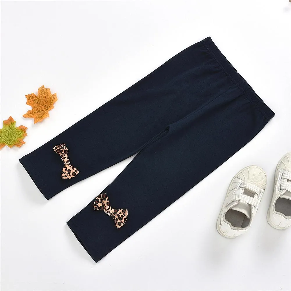Girls Long Sleeve Heart Leopard Top & Pants Girl Boutique Clothing Wholesale