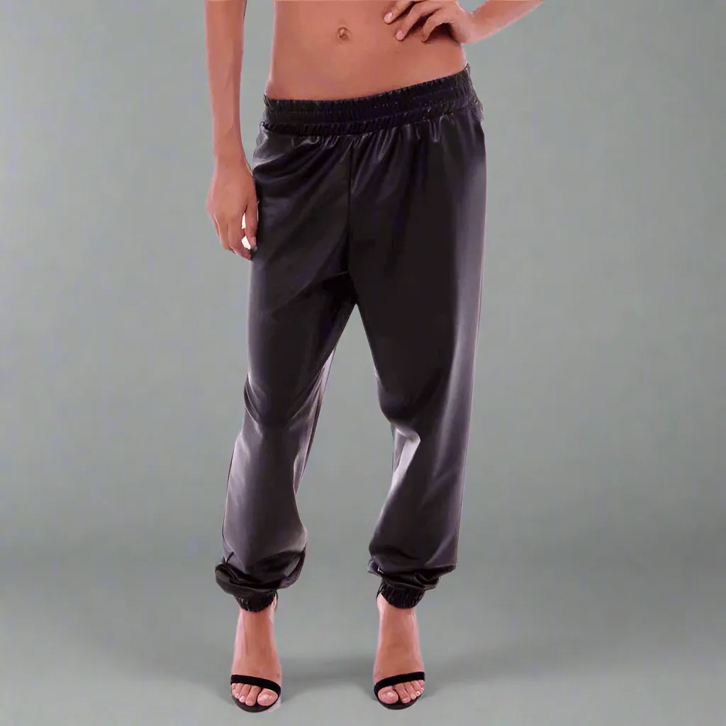 Harem Metallic jogging Pants. 3 Colors