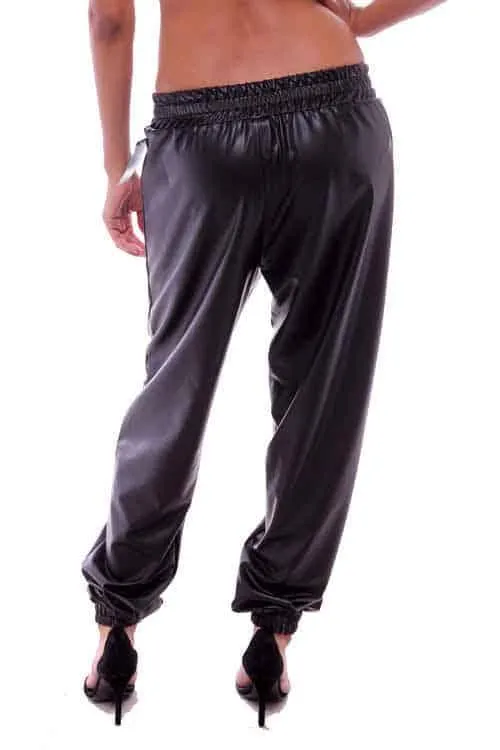 Harem Metallic jogging Pants. 3 Colors