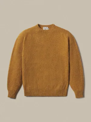 J.PRESS X BUCK MASON SHAGGY DOG SWEATER - DARK YELLOW