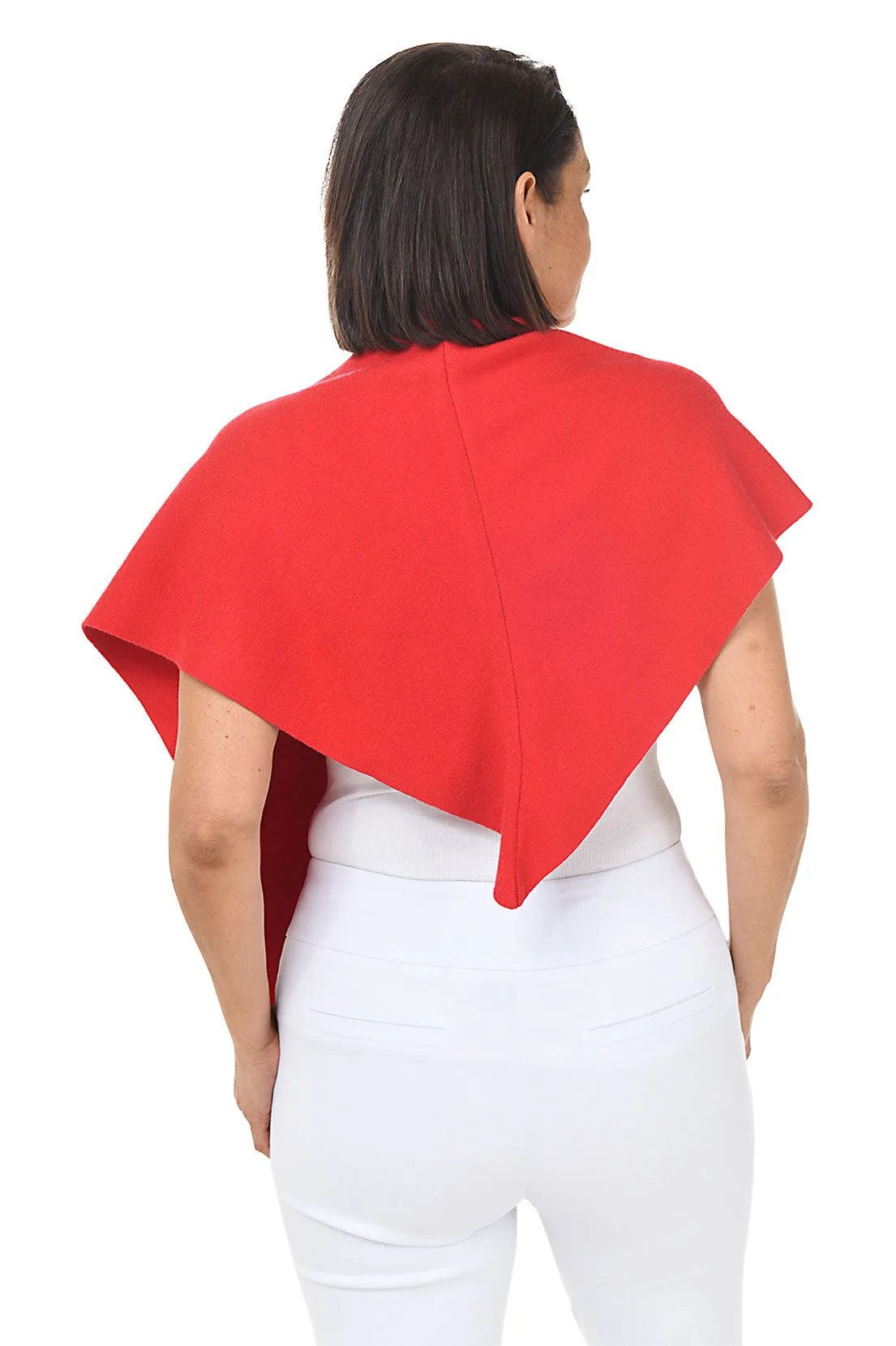 Keyhole Knit Wrap