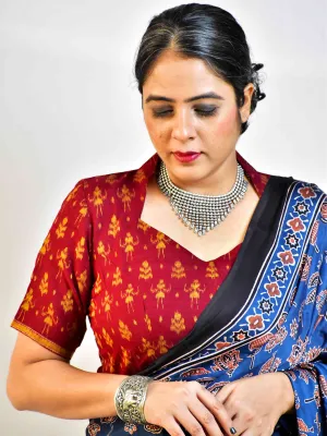 Lady - Handwoven Ikat blouse