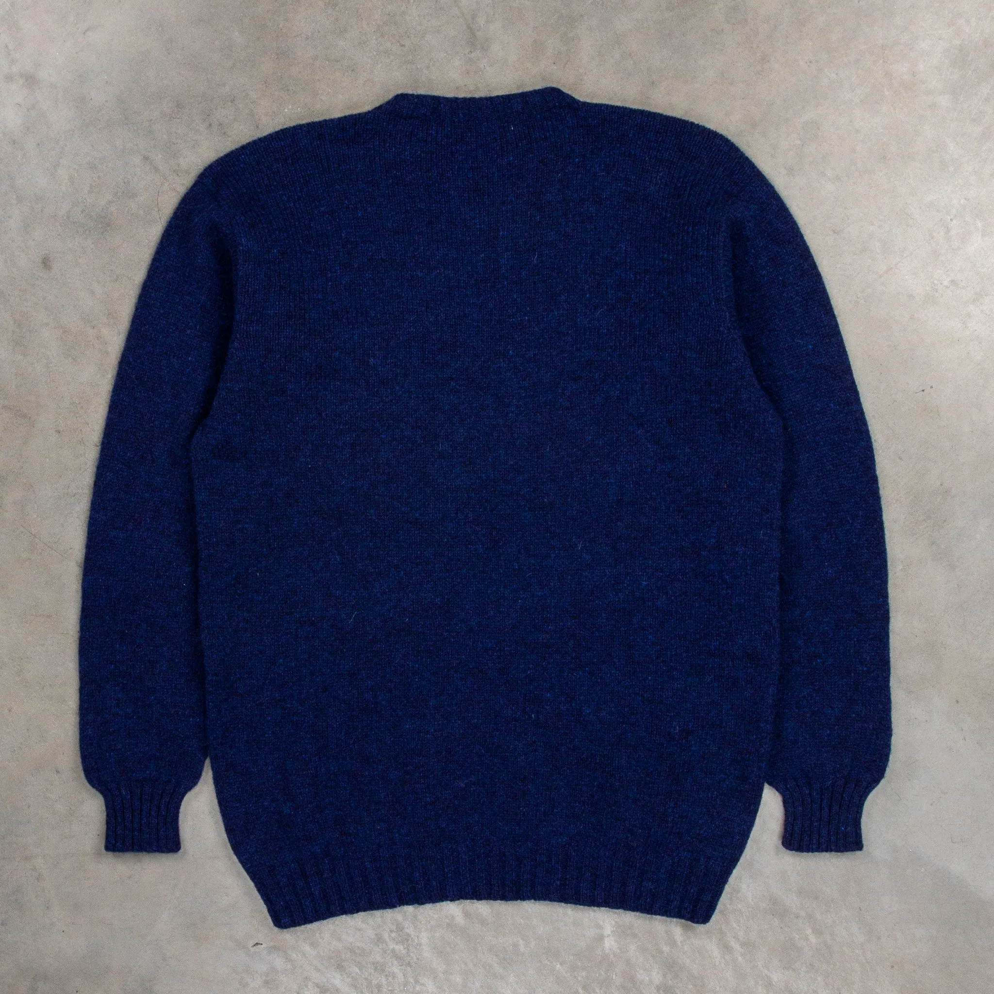 Laurence J. Smith Super Soft Seamless Crewneck Starnight Blue