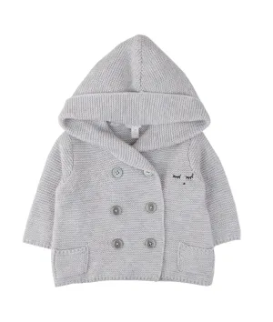 Livly Stockholm Grey Hooded Cardigan
