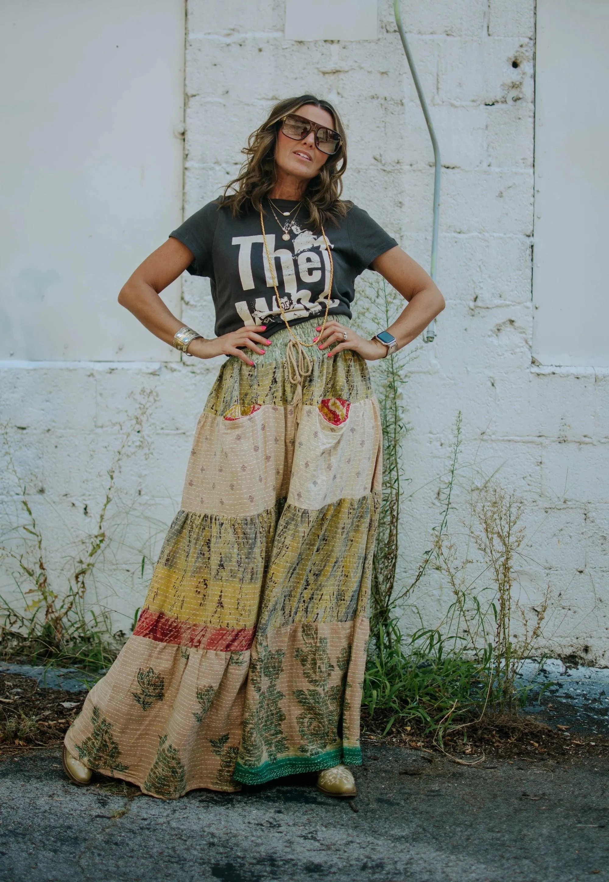 Lotus Wide Leg Pants #297 by Kantha Bae