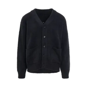 Lounge Cardigan in Black/White