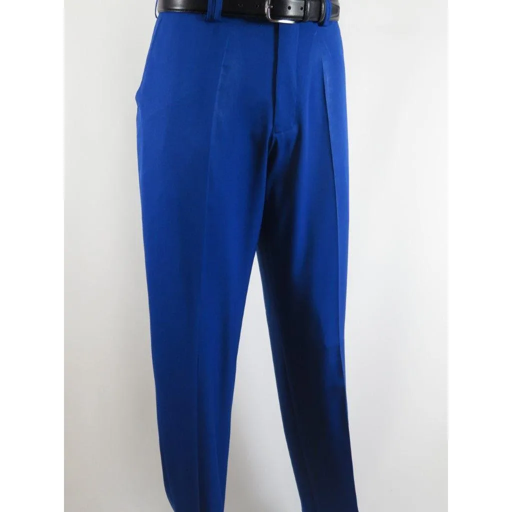 Men 2pc Walking Leisure Suit Short Sleeves By DREAMS Fancy 283-11 Royal Blue