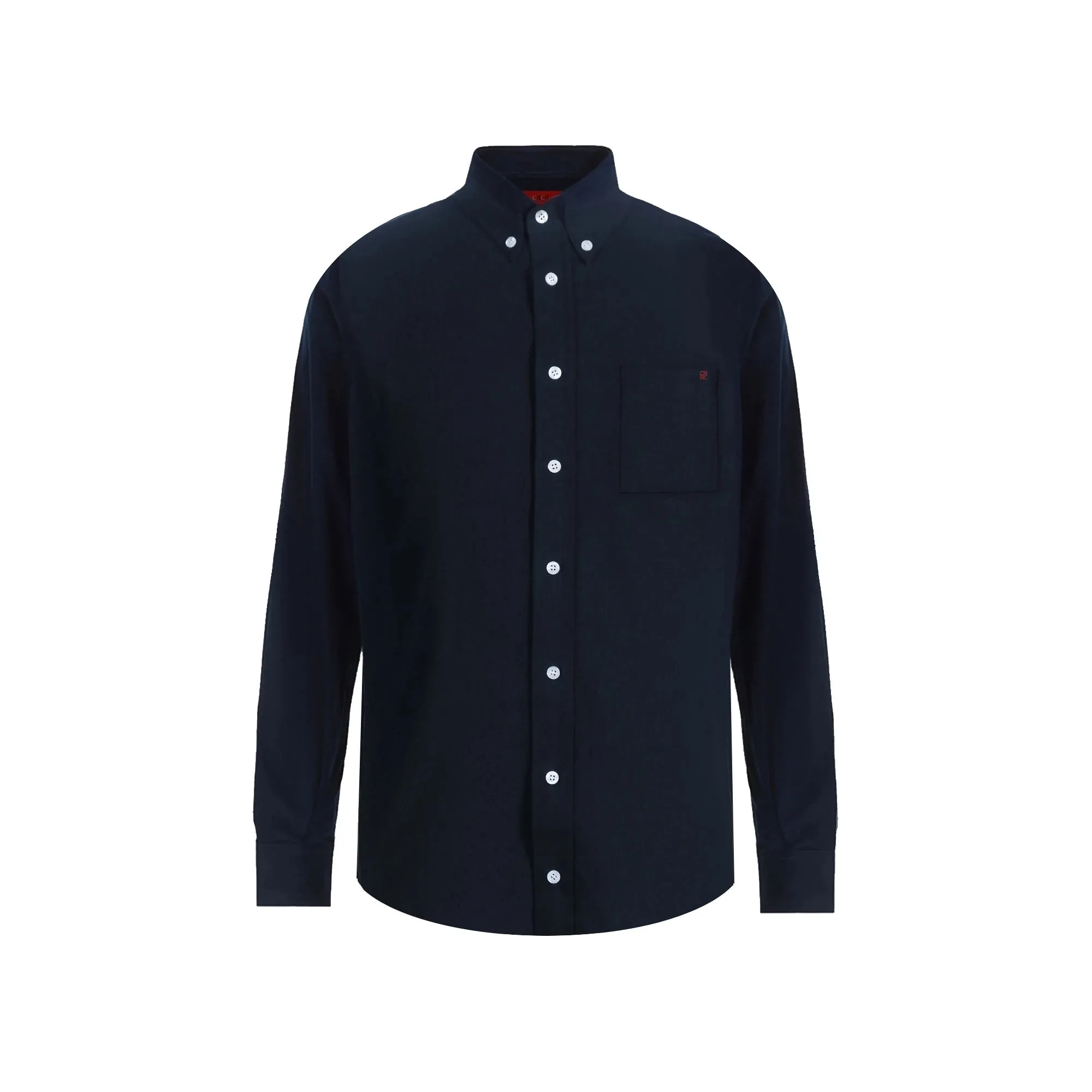Men's Long Sleeve Classic Oxford Shirt With Button-Down Front