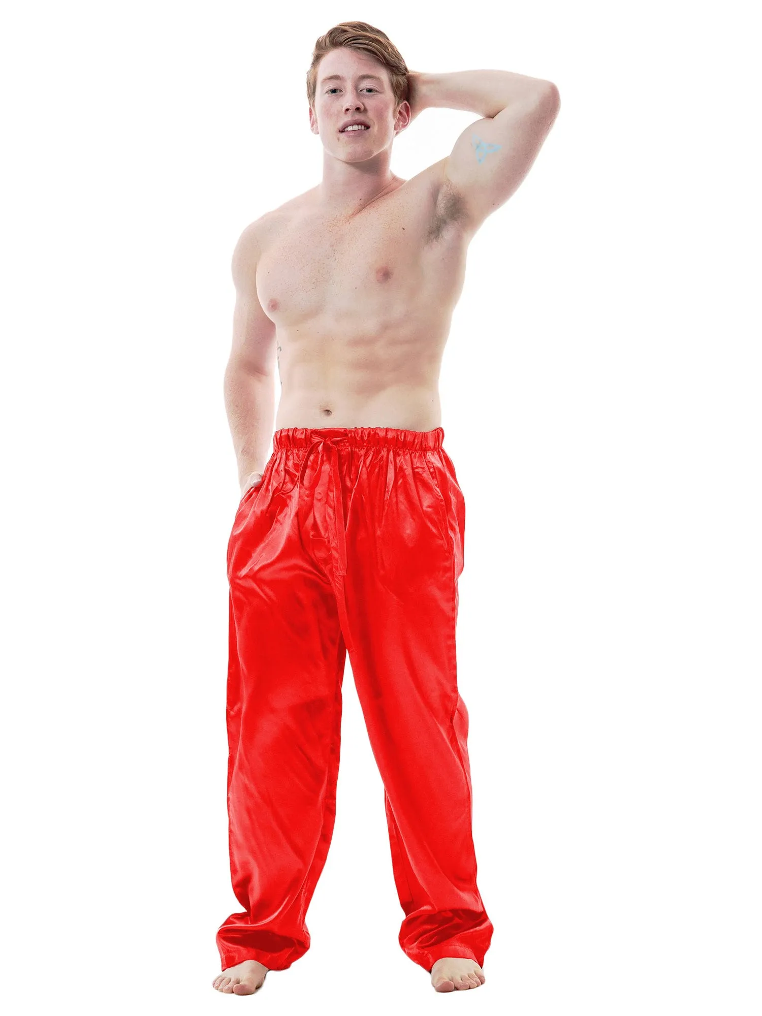Men's Lounge Pants / Pajama Bottoms / Sleep Pants, Satin