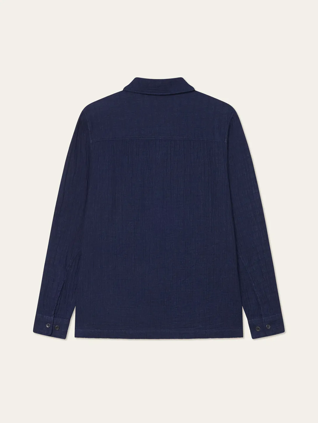 Milian Indigo Overshirt - Dark Navy