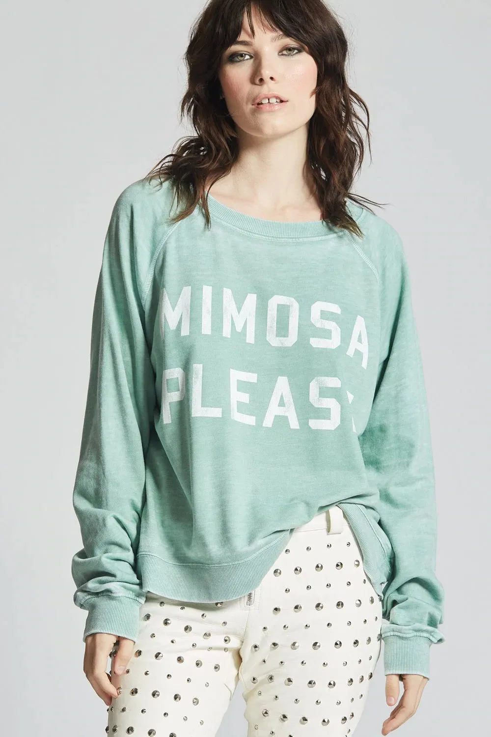 Mimosa Please Crewneck Sweatshirt