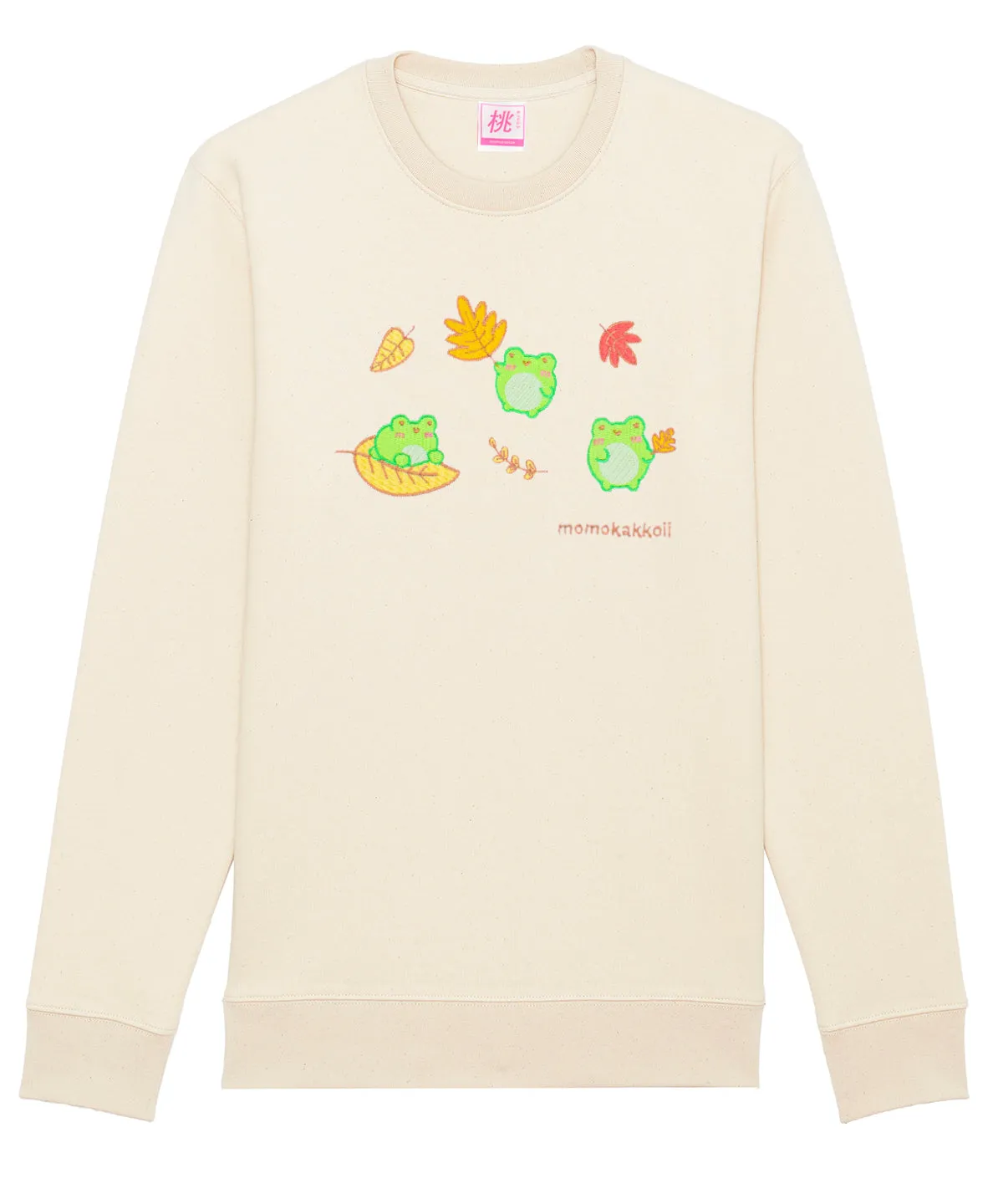 Organic Cotton Autumn Froggies Embroidered Sweatshirt
