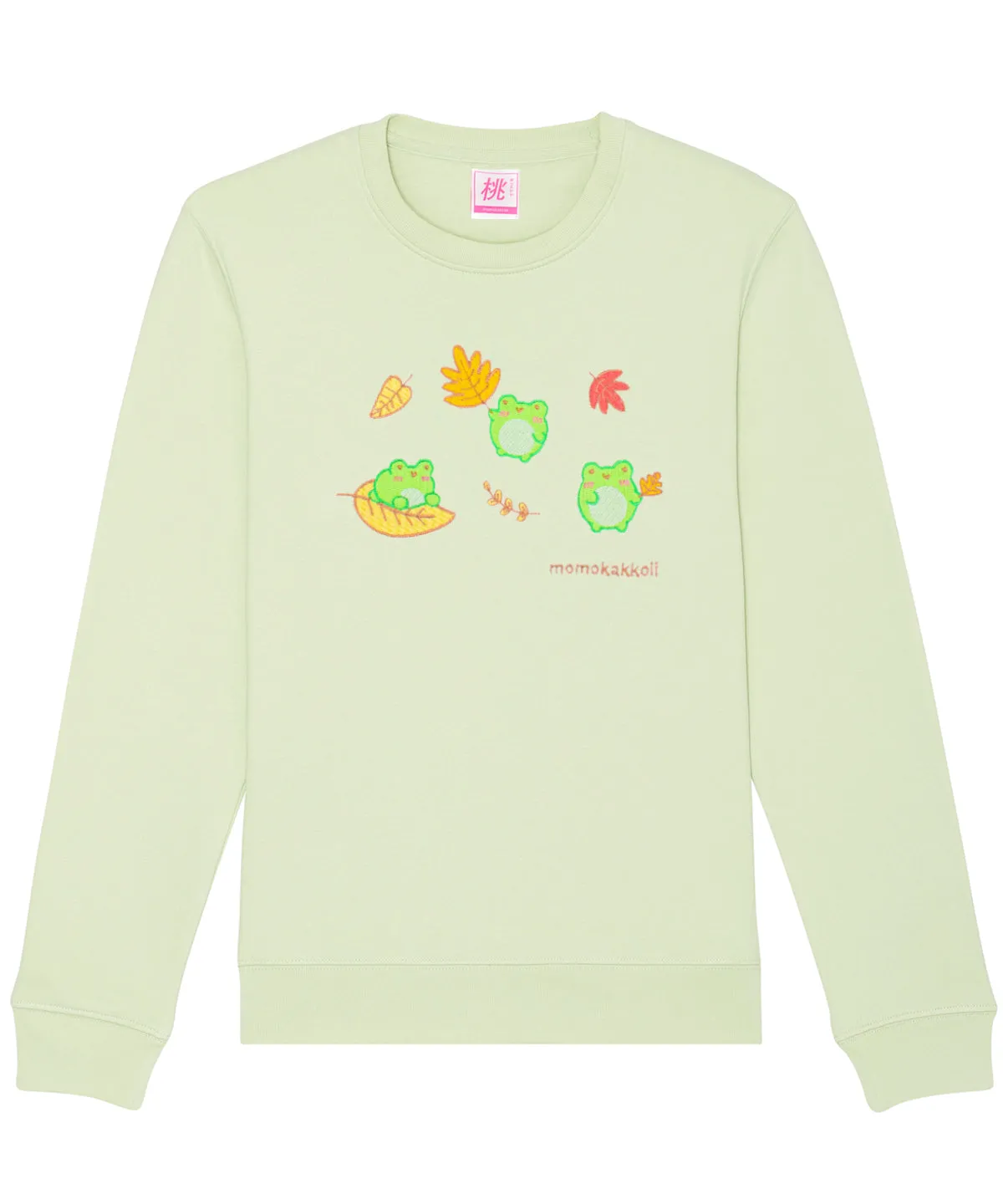 Organic Cotton Autumn Froggies Embroidered Sweatshirt