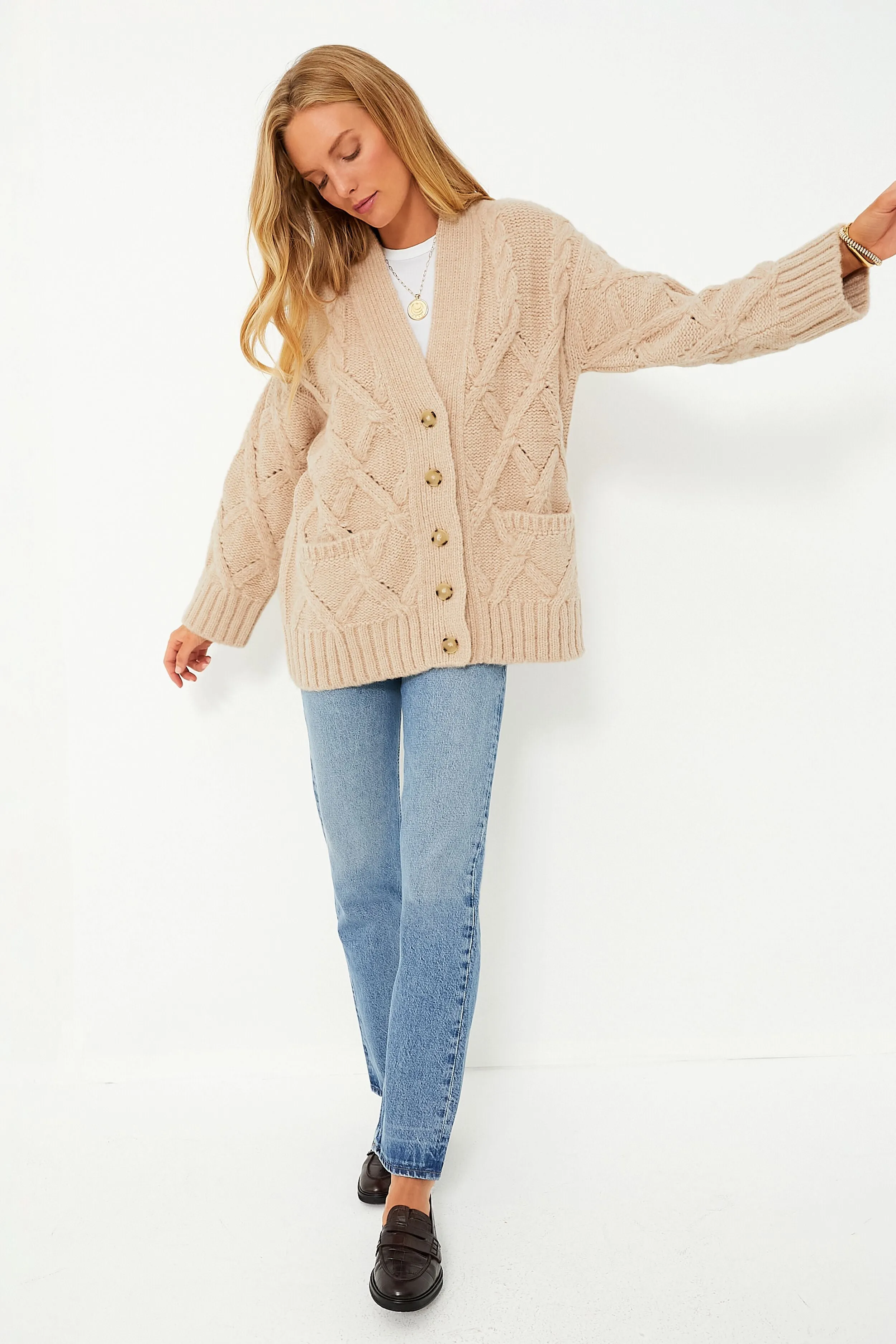 Pale Camel Kayln Cardigan
